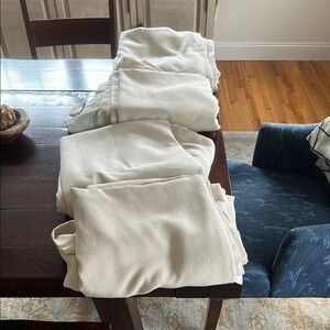 Cream Curtains Set of 4